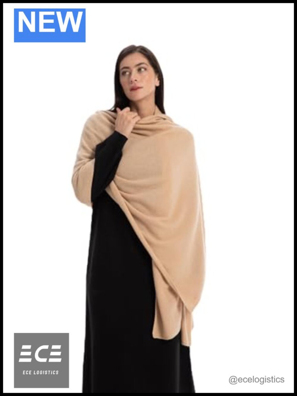 100% Mongolian Cashmere Shawl Oversized Pashmina Wrap Featherlight Scarf